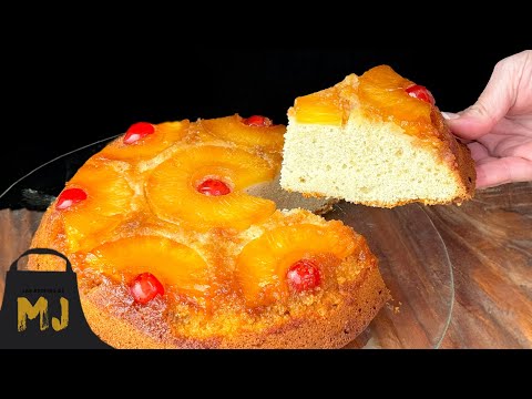 Tarta de piña invertida, con la receta original de 1926