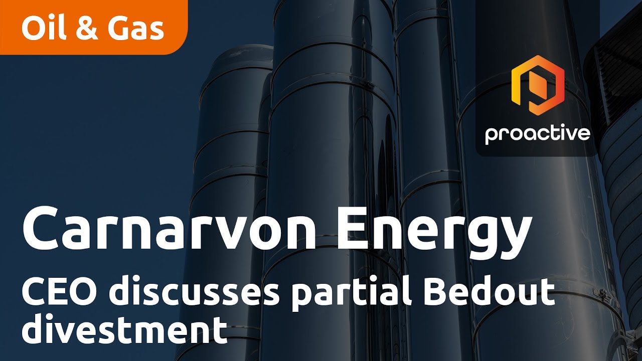 Carnarvon Energy CEO discusses partial Bedout divestment