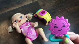 New Crawling Baby Alive Go Bye-Bye Blonde Doll Opening and Feeding