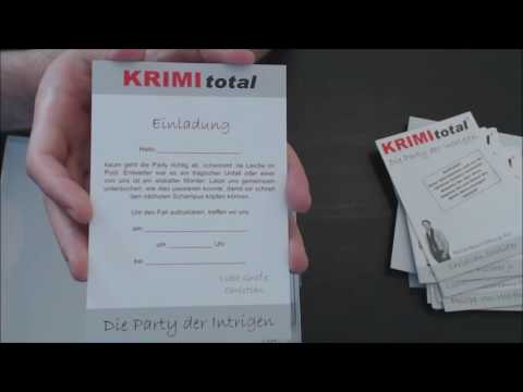 Krimi Total - Die Party der Intrigen Preview & Unpacking [Deutsch] [HD]