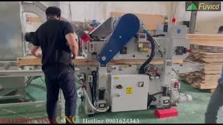 MÁY BÀO 2 MẶT 4 TẤC WOODMASTER WM-400ARD. Bàn giao tại Bình Dương, chiều cao làm việc lên đến 150mm