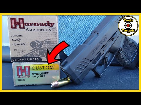 AMMO REVIEW: 9mm +P 124 gr Hornady XTP in Calibrated Gel (2021)