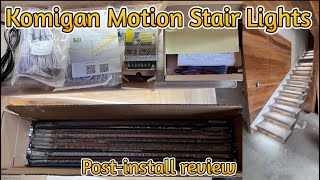 Komigan Motion Stair Light install review and unboxing