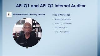 API Q1 & Q2 Internal Auditor Training May 2022