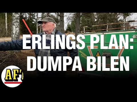 Erlings plan: Ska dumpa bilen mitt på vägen