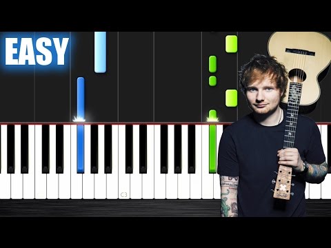 Ed Sheeran - Shape of You - EASY Piano Tutorial by PlutaX