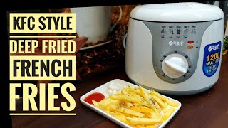 How To Deep Fry KFC Style French Fries at Home | Deep Fry McCain French Fries in Orbit Deep Fryer