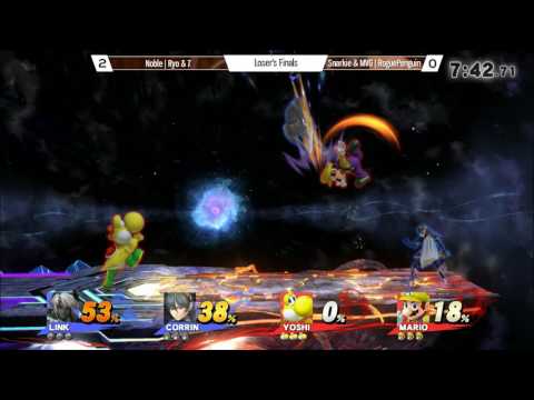 CB11 Doubles - Noble|Ryo & 7 Vs. MVG|RoguePenguin & Snarkie SSB4 Losers Finals