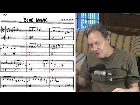 BLUE MONK Arranging ideas, Blues scale fingering 🎹 Jazz Piano College Tutorial ❤
