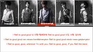 KNK (크나큰) - Feel So Good Lyrics | HAN/ROM/ENG