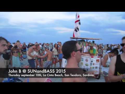 John B @ La Cinta Beach, SUNandBASS 2015