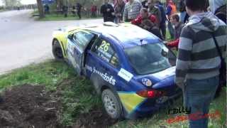 preview picture of video 'Crash @ Rally Talsi 2012'