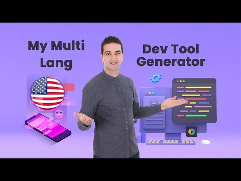 MY DEVELOPMENT TOOL IS A MULTI-LANGUAGE GENERATOR