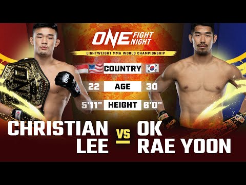 Christian Lee vs Ok Rae Yoon full fight