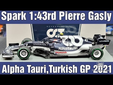 Spark 1/43rd Pierre Gasly Alpha Tauri AT02, 2021 Turkish GP Review