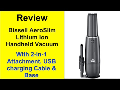 Review Bissell AeroSlim Portable Lithium Ion Handheld...