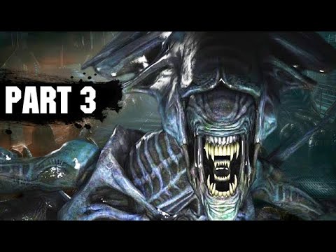 Aliens Vs. Predator ULTRA HD MOD Gameplay Deutsch #03 - Alien Queen Boss Fight