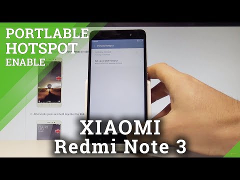 How to Enable Portable Hotspot on XIAOMI Redmi Note 3 - Wi-Fi Sharing / Mobile Hotspot