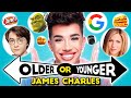 James Charles Takes On The OLDER OR YOUNGER Challenge (F.R.I.E.N.D.S., Flip Phone, Shrek)