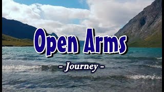 Open Arms - Journey (KARAOKE)