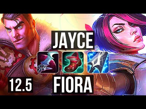 JAYCE vs FIORA (TOP) (DEFEAT) | 6 solo kills, 700+ games, 1.0M mastery | NA Grandmaster | 12.5