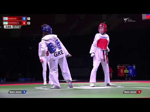 333 SF Girls  51kg GRE KLAKALA M  UZB TALIBJANOVA R