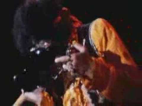 Jimi Hendrix Hey Joe teeth solo