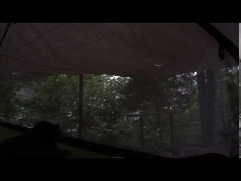 Love falling asleep to rain pattering on the "roof" top ( and no mosquitoes!)