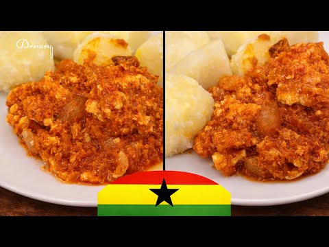 HOW TO MAKE CHUNKY GHANA EGG STEW WITH POTATOES