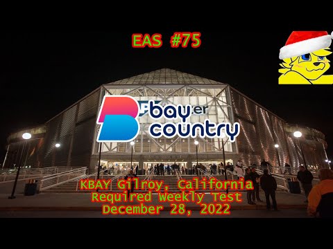 Random Weekly Test on KBAY Gilroy, California (Bay Country 94.5) (12/28/22) (EAS #75)