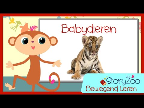 Bewegend leren - Babydieren 🐶🐯🐼
