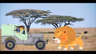 Staf en Arie gaan op safari