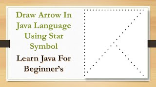 How to Draw Arrow using Java code. Java for Beginner's