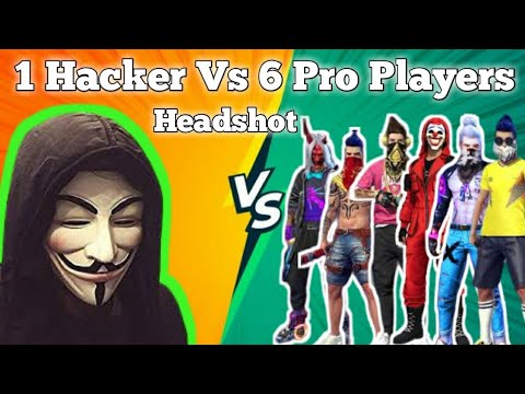 1 Hacker Vs 6 Pro Players | Ultra Pro Hacker Vs 6 Players | Free fire custom gameplay By Satyam