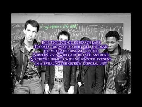 Dead Kennedys-Soup is Good Food (lyrics video)