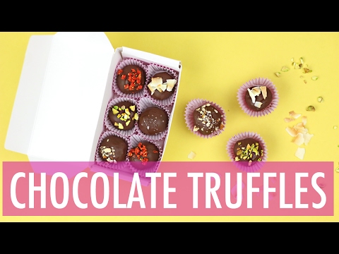 Nutella Chocolate Truffles Recipe | DIY Valentines Day Gift Ideas