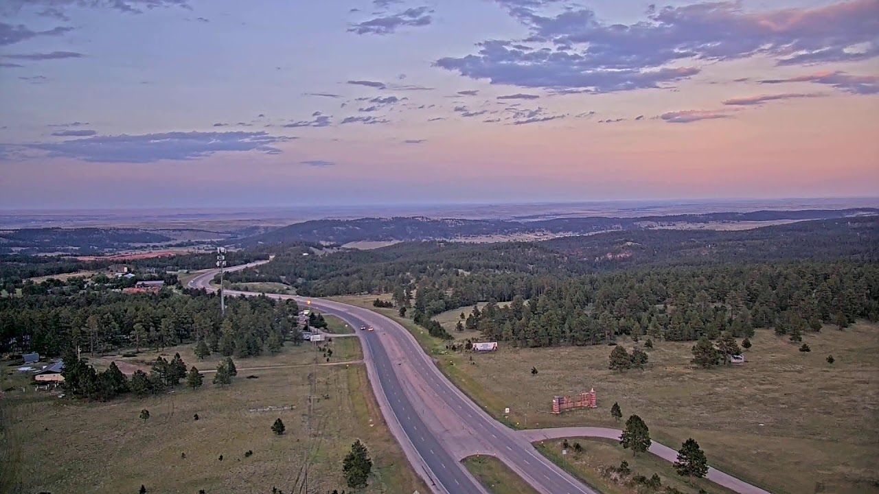 Live webcam view of Mirador de la Autopista 16, Black Hills