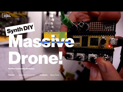 Build this tiny MASSIVE drone synth at home!
