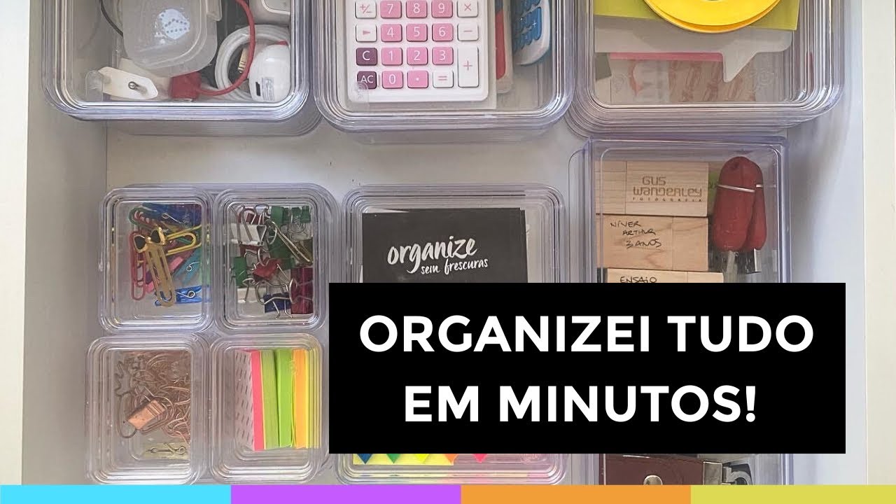 ORGANIZAÇÃO DO ESCRITÓRIO E PAPELADA MUITO MAIS PRÁTICA!! | Organize sem Frescuras!