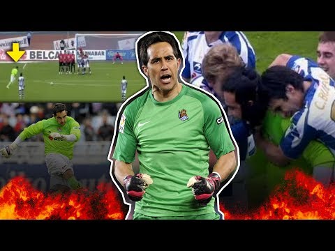 El día en que Claudio Bravo anotó un inesperado gol de tiro libre