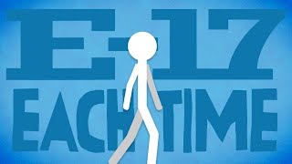 E-17 - Each Time (Official Lyrics Video)