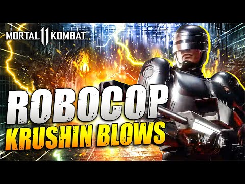 Mortal Kombat 11 ROBOCOP Krushing Blows Guide | Robocop Tournament Variations Krushing Blows Guide
