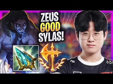 ZEUS IS SO GOOD WITH SYLAS! - T1 Zeus Plays Sylas TOP vs Jayce! | Season 2023