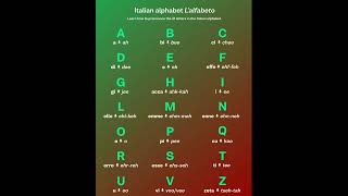 Download lagu Italian Alphabet #shorts #pronunciation #italian #italy #education #language #instagram #trending mp3 Download lagu Italian Alphabet #shorts #pronunciation #italian #italy #education #language #instagram #trending mp3