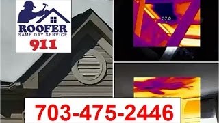 preview picture of video 'Melting Snow Roof Leak Repair, Leesburg VA   Roofer911'