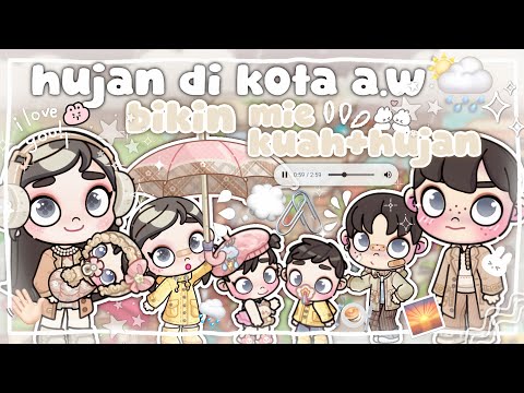 AVATAR WORLD DRAMA || HEAVY RAIN IN PAZU CITY? || KIMMY AND KENTWORTH GET RAIN IN THE RAIN🌦