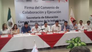 FIrma de Convenio Septab Cmic  exposición de motivos  ING  MANUEL ANTONIO QUIRARTE  FLORES