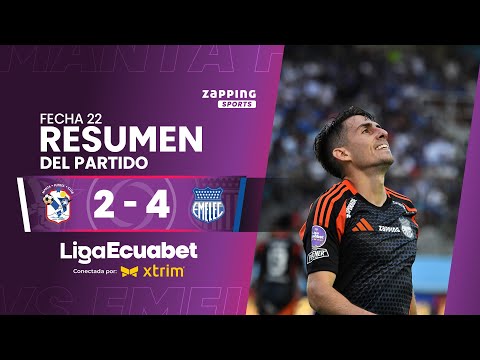 Manta FC 2 - 4 CS Emelec / Fecha 22 / Liga Ecuabet conectada por Xtrim