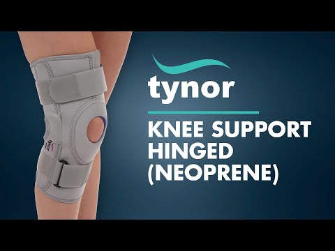Tynor KNEE SUPPORT HINGED NEOPRENE (J01) for controlled compression around the knee