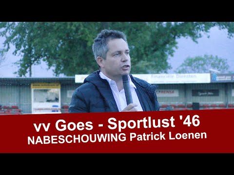 Nabeschouwing Patrick Loenen vv Goes Sportlust '46 Beker 2020